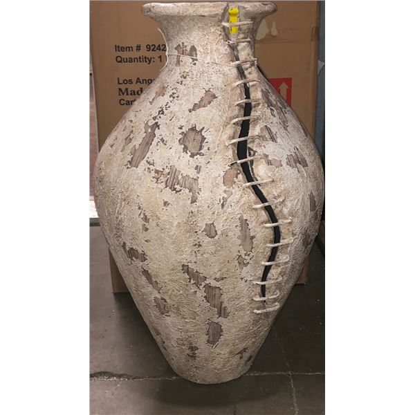 NEW open box 32" ceramic tall vase (no box)