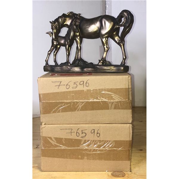 Set of 3 decorative tabletop horses