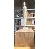 Image 1 : Set of 3 approx 3ft tall decorative pharaoh sculpture