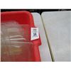 Image 2 : Red Bus Tub w/Cambro Lids
