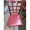 Image 1 : 11-Cherry Padded Dining Chairs - 11 X $