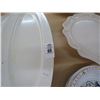 Image 2 : Lot of Square, Oval and Footed Platters