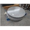 Image 1 : 4-New Round Mica Top Table Tops - 4 X $