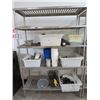 Image 1 : Bins and Asst. Utensils On Shelves