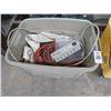 Image 1 : Tub w/Ext. Cord, Multi Outlet and Tarp