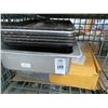 Image 2 : Shelf of 12" x 18" Sheet Pans (6), TP Rubber Wall Base, S/S Tray Racks