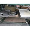 Image 1 : Shelf of Bottle Washer, Insert Pan Lids, Fry Basket, Dough Pan & More