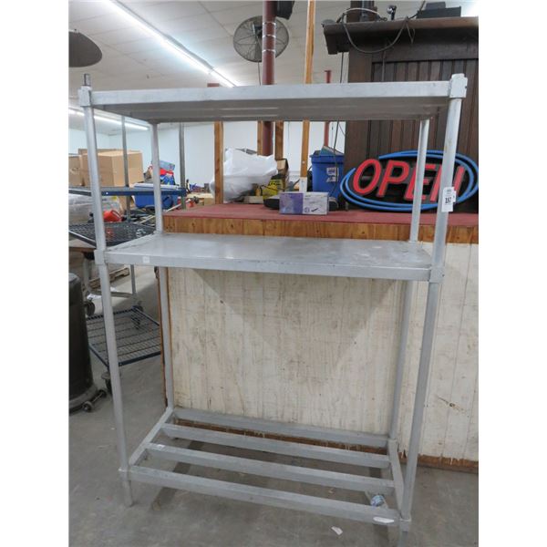 Aluminum 3 Shelf Rack