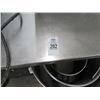 Image 2 : S/S 6' Rolling Table w/Backsplash and Undershelf