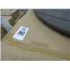 Image 2 : 22-Aluminum Slat Round 2 Top and 4 Top Square Tables - 22 X $