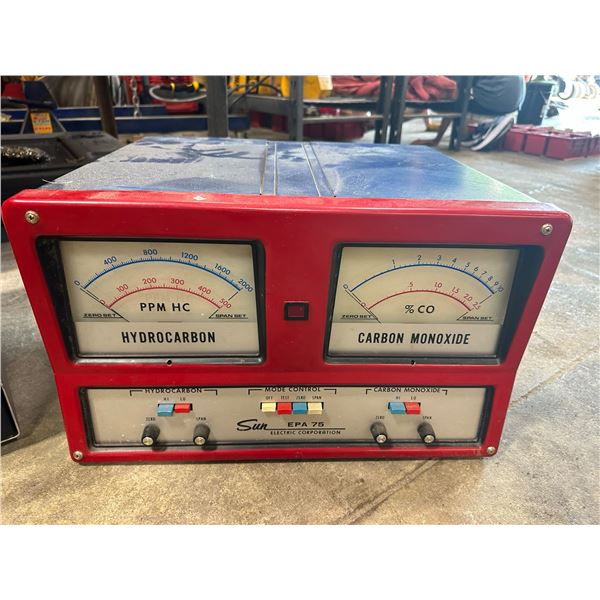 Sun Electric Instruments SUN ELECTRIC COORPERATION EPA 75