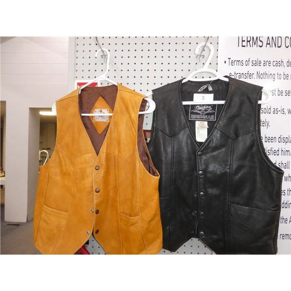 leather vests: Country West, Choko (s)