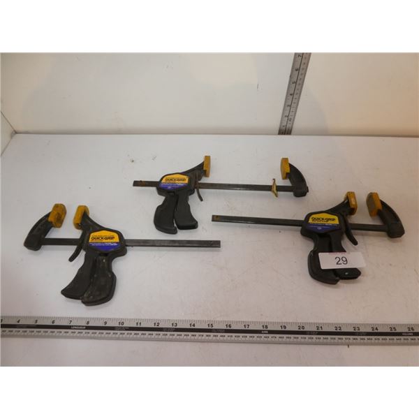 Quick grip mini bar clamps