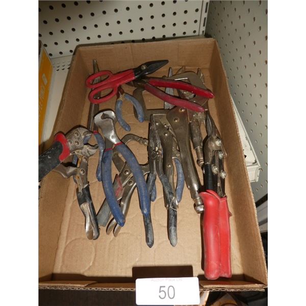misc cutters, pliers, clamps
