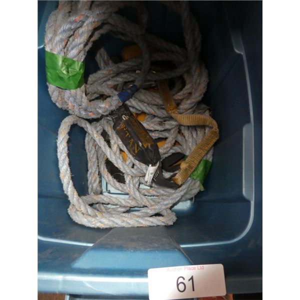 misc rope, straps