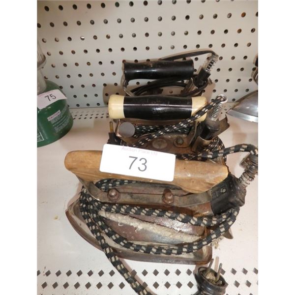 antique electric irons