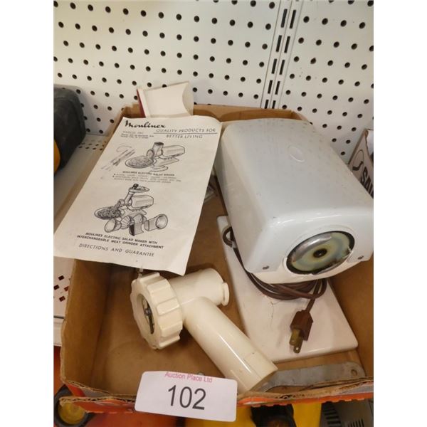 Moulinex electric salad maker w/ interchangeable