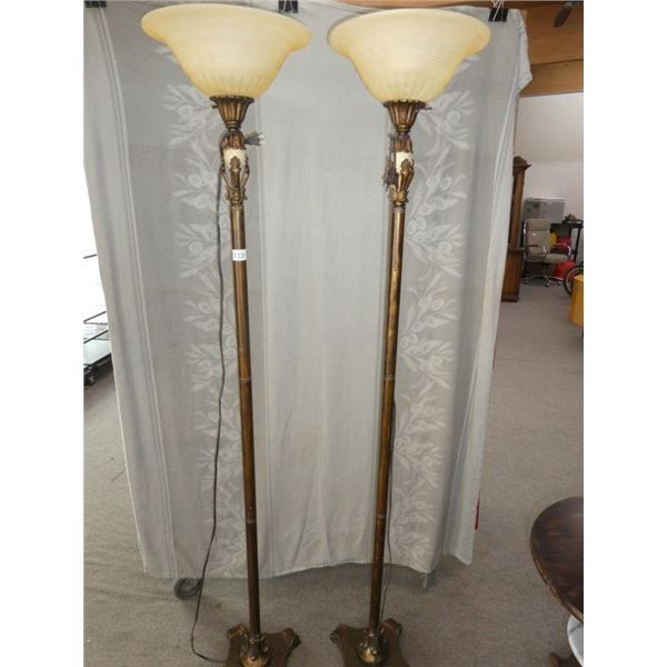 2 floor lamps