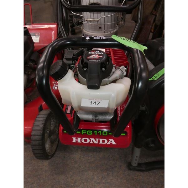 Honda FG110 roto tiller 4 stroke motor runs