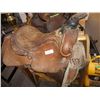 Image 1 : 15" Longhorn leather saddle
