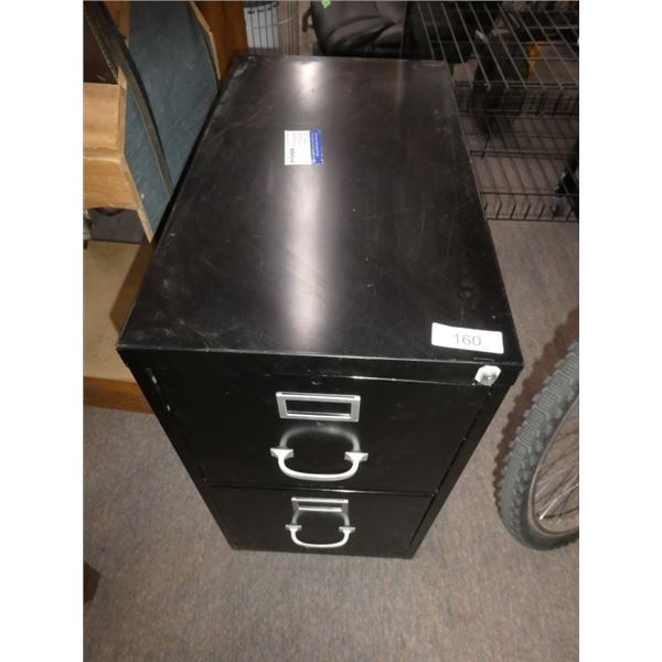 2-drawer filing cabinet w/ contents