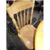 Image 5 : wooden round table w/ 2 chairs