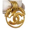 Image 3 : Chanel Large CC Braided Earrings