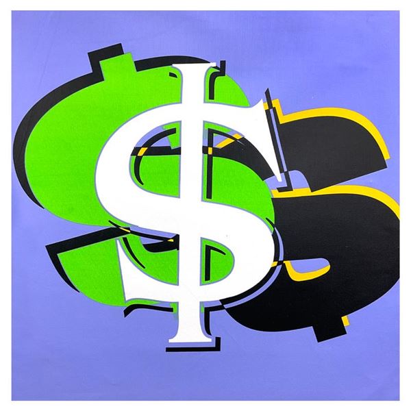 Dollar Bill by Steve Kaufman (1960-2010)