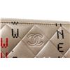 Image 5 : Chanel Gray Print Lambskin Data Center Zippy Wallet