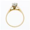 Image 7 : 14k Gold 0.47 ctw H VS1 Ideal Round Brilliant Diamond Solitaire Engagement Ring