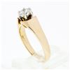 Image 8 : 14k Gold 0.47 ctw H VS1 Ideal Round Brilliant Diamond Solitaire Engagement Ring