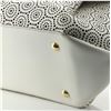 Image 5 : Salvatore Ferragamo Fiamma Satchel Laser Cut Leather Medium White