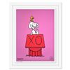 Image 1 : Snoopy & Woodstock on Red House (Pink) by Mr. Andre