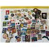 Image 1 : Pins, stickers and flashes lot