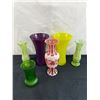 Image 1 : Colored Glass Vases