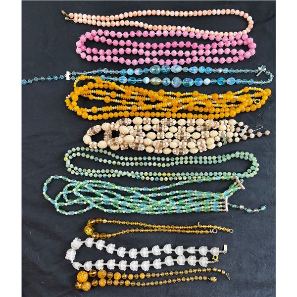 Various Beaded Necklaces