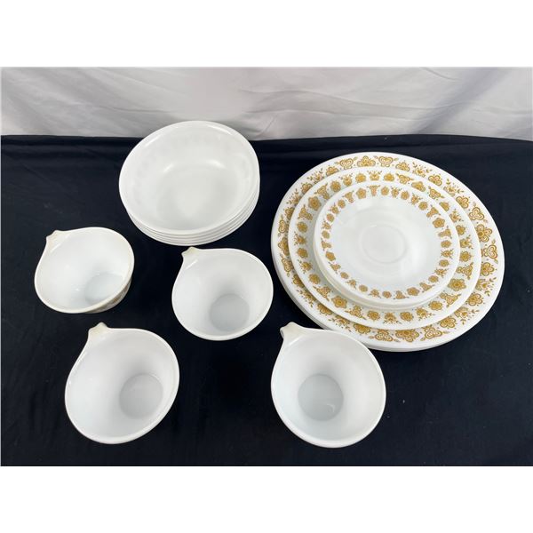 Corelle Butterfly Gold Dishes