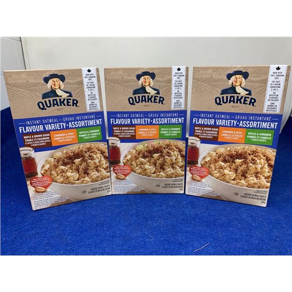 Quaker Variety Pack Instant Oatmeal (3 x 314g)