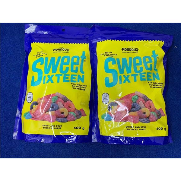 Mondoux Sweet Sixteen Assorted Gummy Candy (2 x 400g)