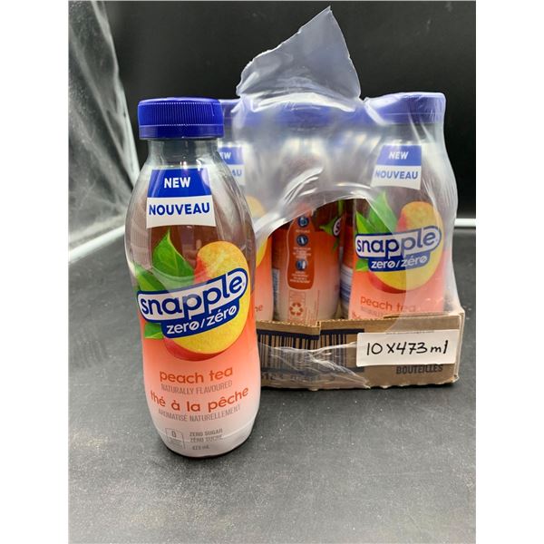 Snapple Zero Peach Tea (10 x 473ml)