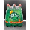 Image 1 : Perrier Peach Carbonated Natural Spring Water (6 x 1L)