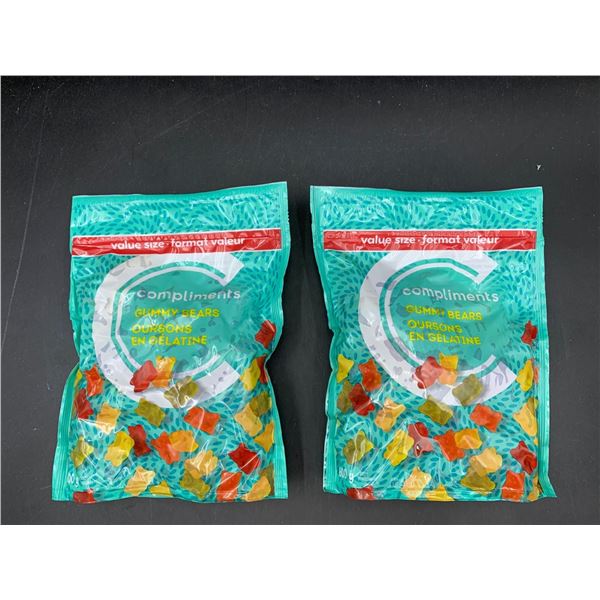 Compliments Gummy Bears Candy (2 x 600g)