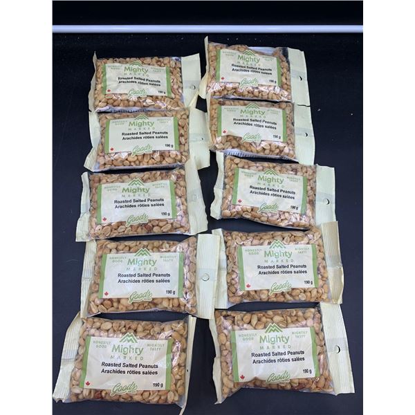 Mighty Marked Roasted Salted Peanuts (10 x 190g)