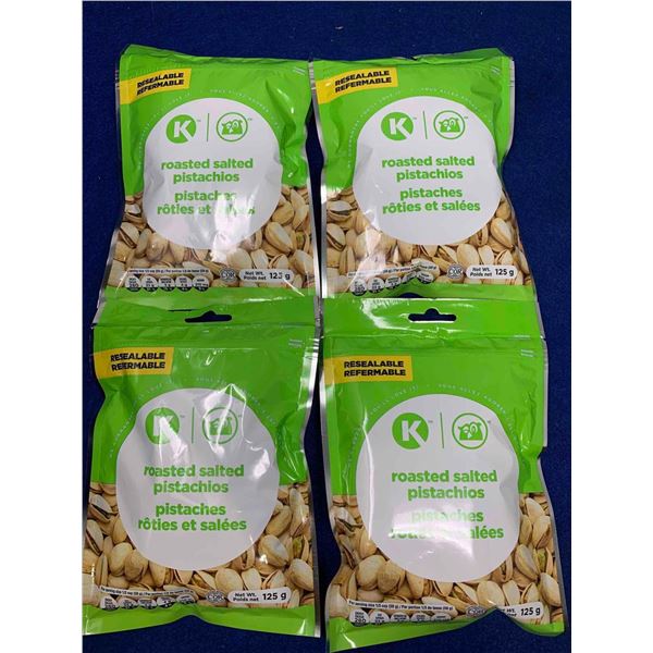 Circle K Roasted Salted Pistachios (4 x 125g)