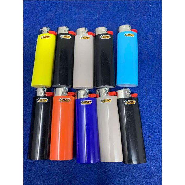 Lot of 10 BiC Lighters