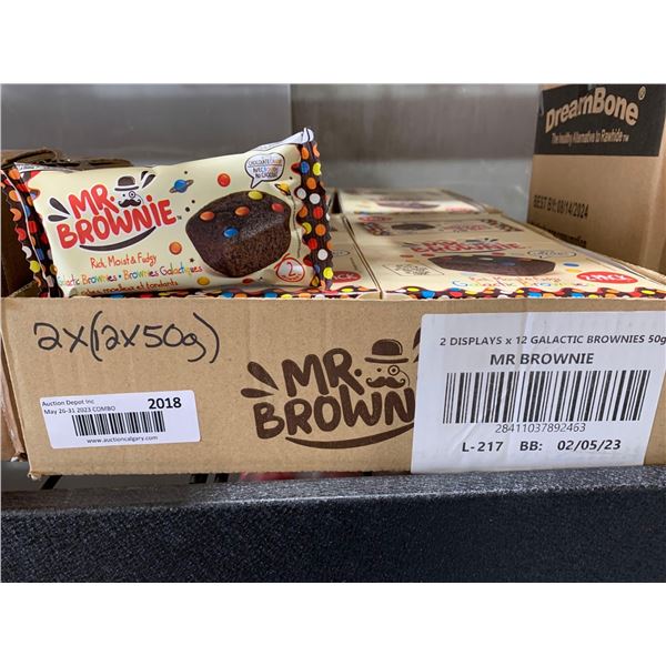 CASE LOT -Mr Brownie Galactic Brownies 2X(12x50g)