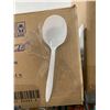 Image 2 : CASE LOT -Prime Source White Soup Spoons 1000 Count