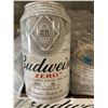 Image 2 : CASE LOT -Budweizer Zero - Nonalcoholic Beer 24x355ml