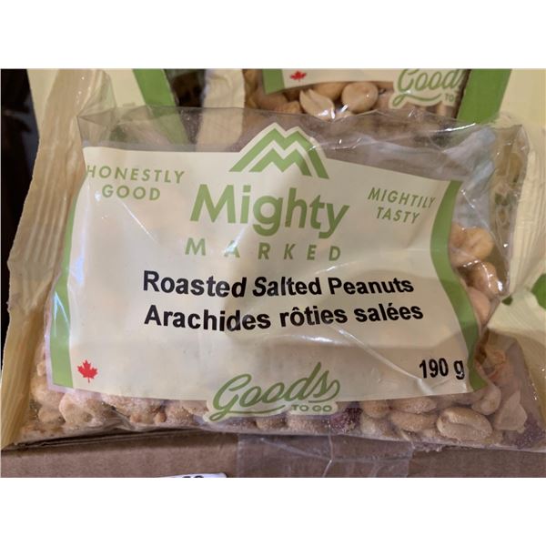 CASE LOT -Mighty Marked Roasted Salted Peanuts 20x190g