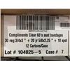 Image 2 : CASE LOT -Compliments Clear Assorted Bandages 12 boxes per case